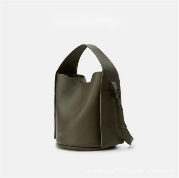 Sac seau de la série Earloop printemps/été : sac à bandoulière spacieux à une seule épaule - idéal pour le travail et un usage quotidien noir violet vert
