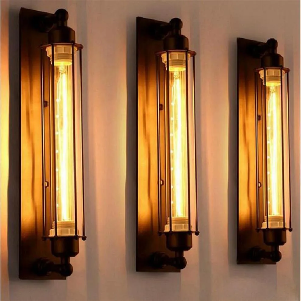 antiquities Vintage Style Loft Industrial Vintage Edison Wall Light Lamp bar resturent Pendant Lamps ceiling Chandelier Light286J