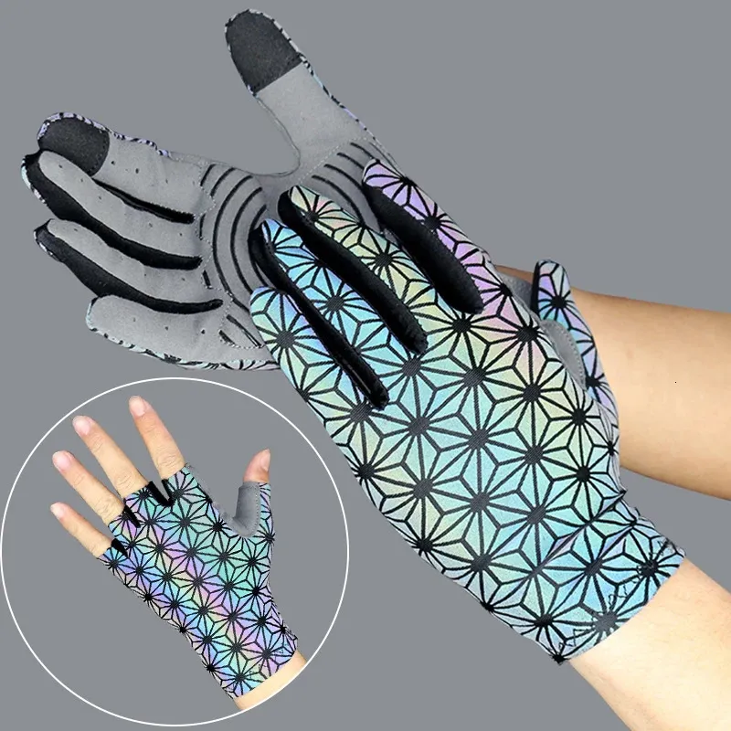 Gants de sport lumineux cyclisme hommes et femmes vélo de plein air 231215