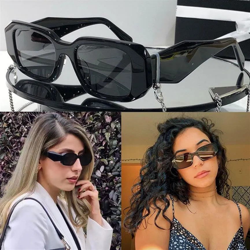 Official new Womens P home sunglasses PR 17WS designer glasses ladies stage style high quality Fashion concave-convex three-dimens348q