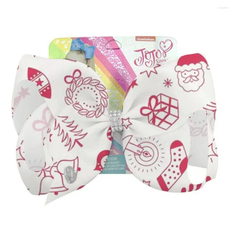 Épingles à cheveux papillon 7.5 pouces, 12 pièces, thème de noël adapté aux bébés filles et aux enfants, accessoires pour cheveux, bandeau