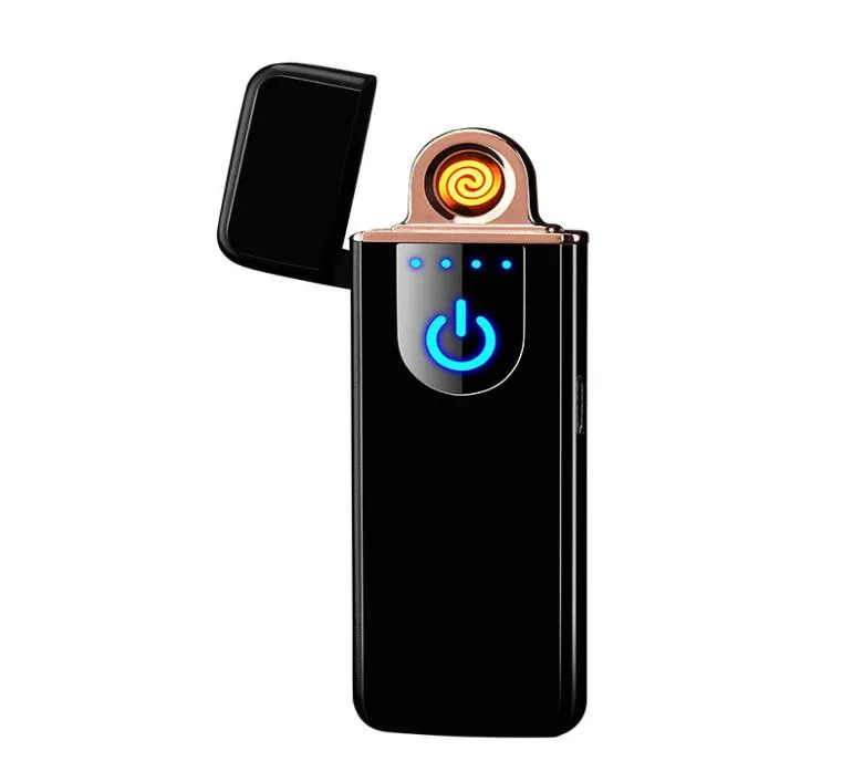 2020 thin usb charging lighter touch screen lighters small rechargeable electric lighter windproof men gift6095089