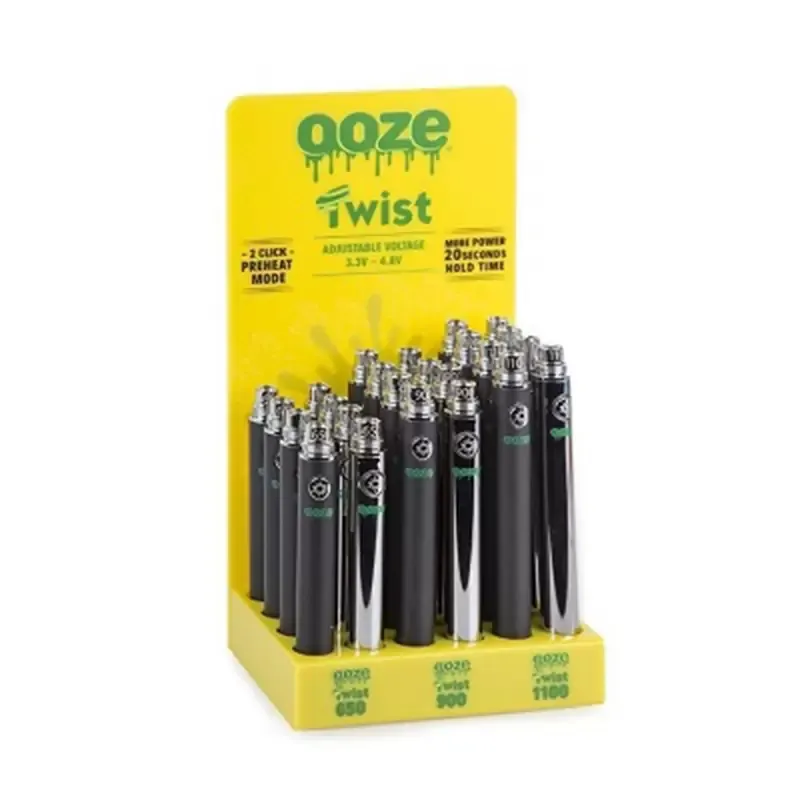 Slim Pen Preheat Battery OOze Rechargeable Batteries Ooze 650mAh 900mAh