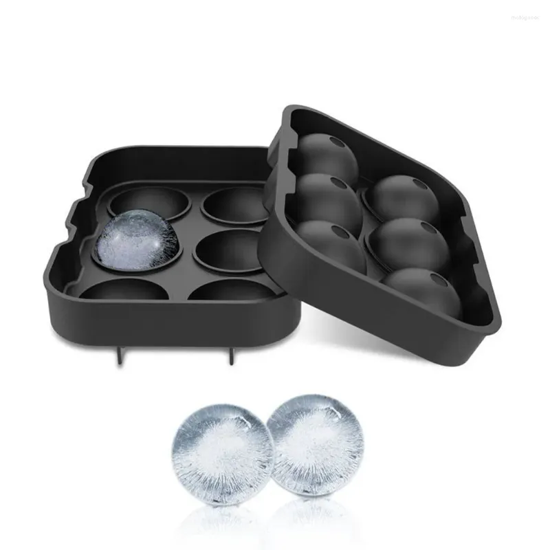 Bakning Mögel Ice Ball Mold Sphere Silicone Maker 4x4 5cm för alla drycker