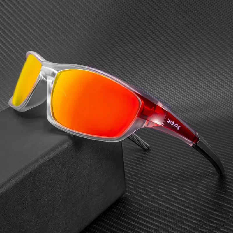 Gafas de esquí Kapvoe Hombres Polarizadas Moda Gafas UV400 Ciclismo Gafas de sol Deportes MTB Pesca Senderismo Esquí Glasse 231215