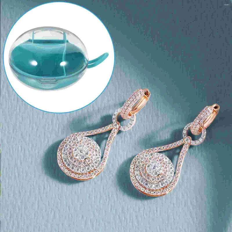 Jewelry Pouches Small Trinket Boxes Necklace Storage Case Carry Containers Decorative Tpe Travel Jewlert