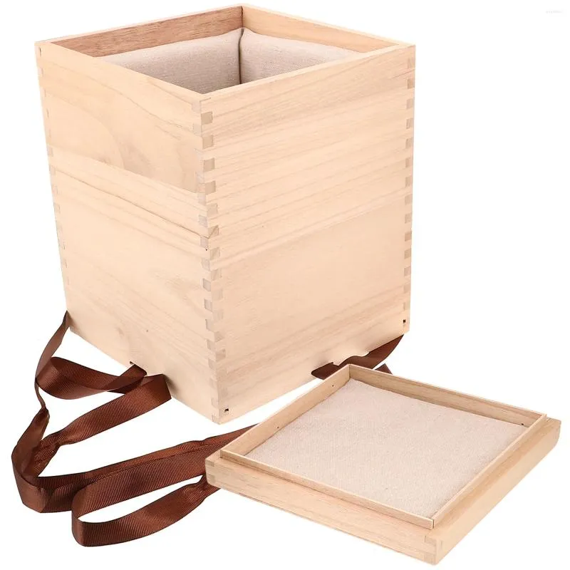Biżuteria torebki drewniane pudełko do przechowywania gospodarstw domowych