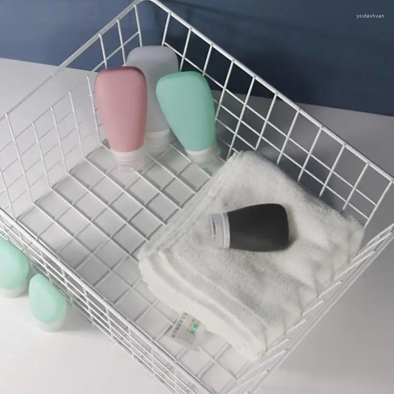 Dozownik mydła w płynie 30/60/90 ml silikonowy dozowanie butelki wyciekająca Zestaw domowy do czyszczenia twarzy Przechowywanie pojemników kosmetyków