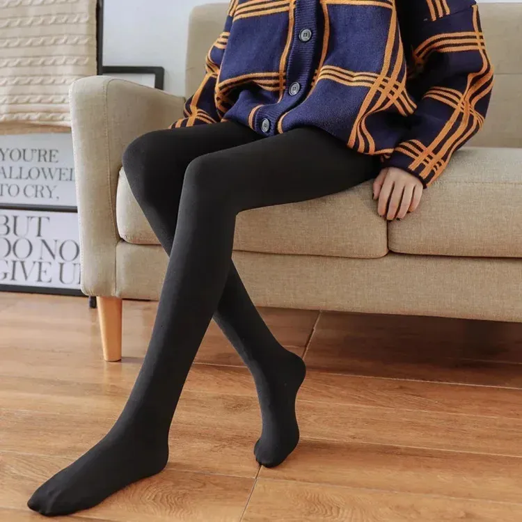 Womens Leggings Winter Warm Leggings Translucent Pantyhose Fleece Tights  Ladies Thermal Wool Sock Pants Women Elastic Sexy High Waist Stockings  231215 From Piao01, $9.83