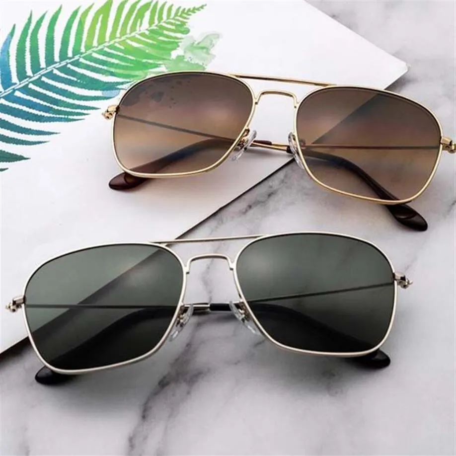 Stylish Design Women Men Sunglass Metal Frame Designer UV400 Eyewear Gold Silver Black Solglasögon W0T med Case251H