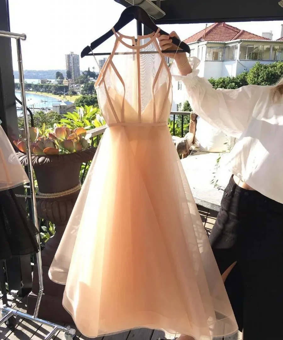 white christmas dresses Short Champagne Lace Prom Dresses, Short Champagne Lace Formal Homecom