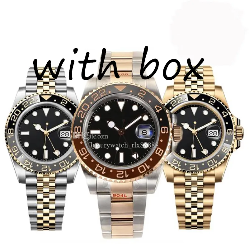 Luksusowy zegarek męski zegarek zegarek Wysokiej jakości 40 mm automatyczny zegarek mechaniczny AAAU1 904L Wszystkie zegarek ze stali nierdzewnej Zegarek Składający Sapphire Sapphire Luksusowy de