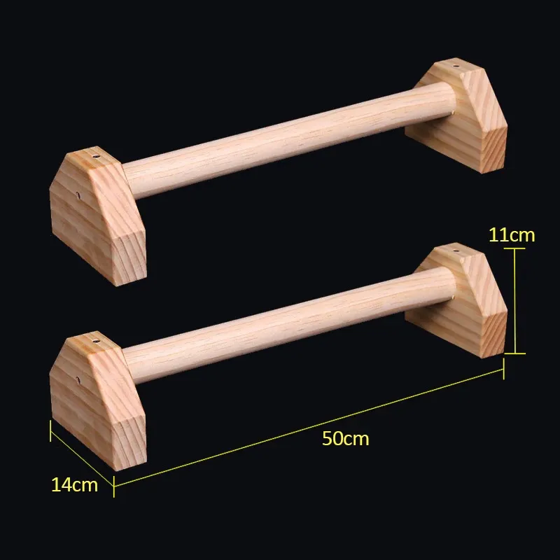 Sit Up Benches 30CM50CM Wooden Push Ups Stand Portable Home Gym Pushup Bars Fitness Equipments for Pectoral Muscle Training Handstand Exercise 231214