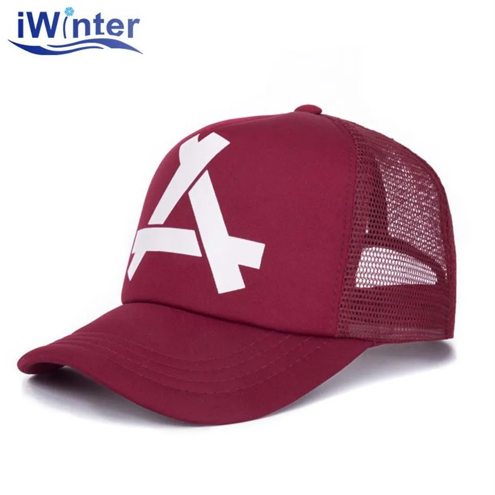 IWINTER Nuova estate berretto da baseball in rete cappello snapback cappelli da baseball moda camionista cappello regolabile Hip Hop donna uomo230h