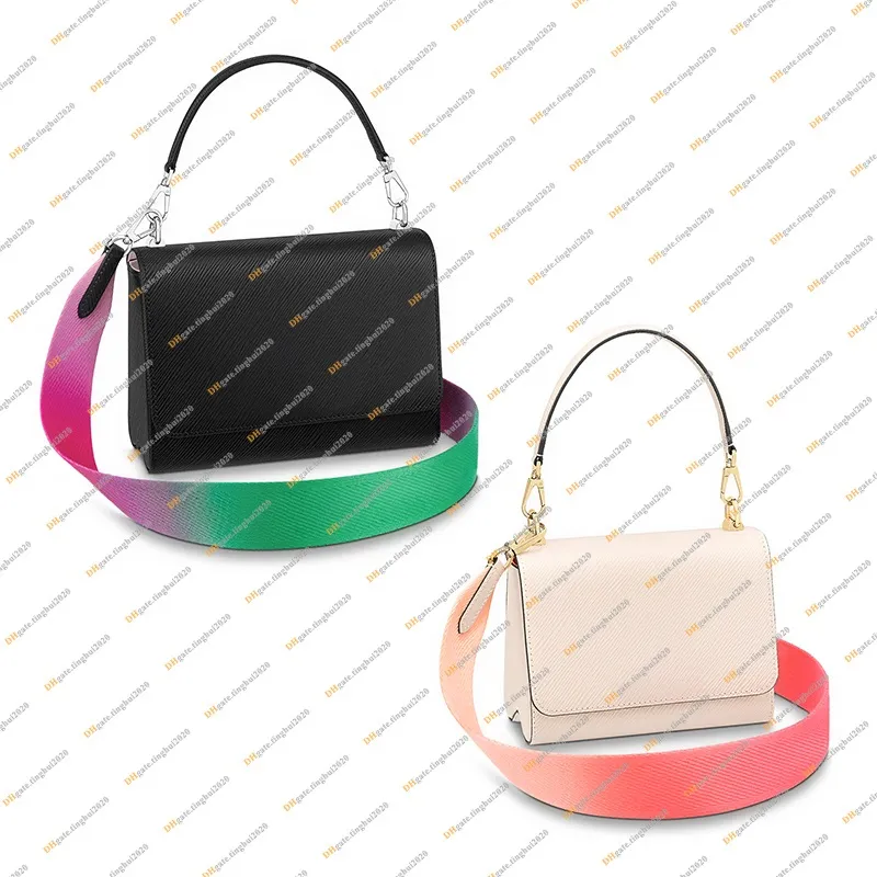 Ladies Fashion Casual Designe Luxury Twist Shoulder Bag Crossbody Tote Handbag Messenger Top Mirror Quality M59416 M59687