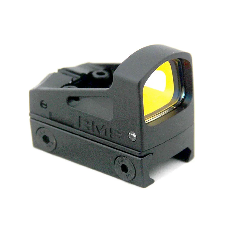 Tactical RMS Reflex Red Dot Sight Mini Pistol Optics With Vented Mount and Spacers Hunting Rifle Scope