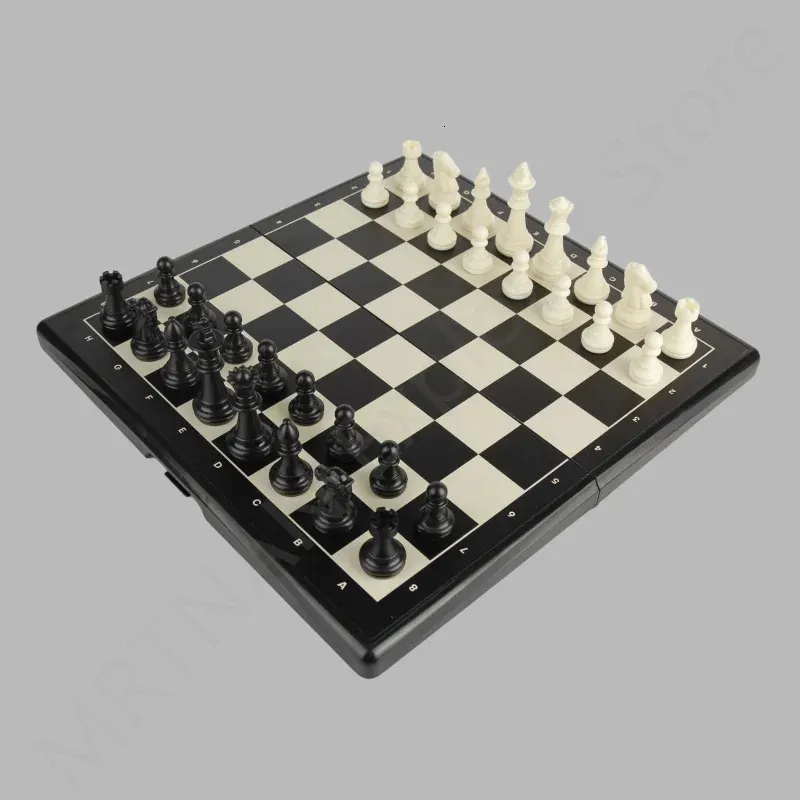 Relaxdays Set di Scacchi Pieghevole, Scacchiera Magnetica, Chess Board