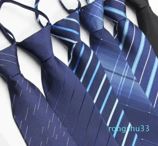 Hit Business Suit 8cm Professional Dark Blue Black One Enkel att dra brudgummen Wedding Lazy