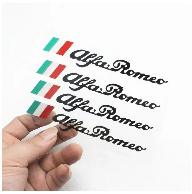 50 sets Car Door Handles Decorative Style and Personality for Alfa Romeo Giulietta 147 159 166 167 Car Stickers