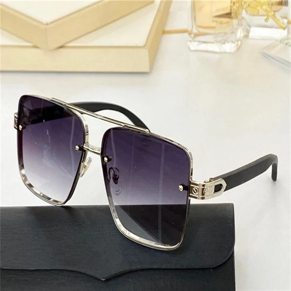8200991 Nouvelles lunettes de soleil à la mode avec protection UV 400 pour hommes Cadre carré vintage populaire Top qualité Venez avec étui classique sung248d