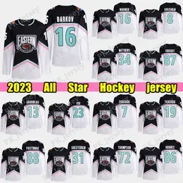 2023 All star conference Eastern Hockey'' jersey Alex Ovechkin Mitch Marner Gaudreau Nick Suzuki Jack Hughes Igor Shesterkin Sidney Crosby
