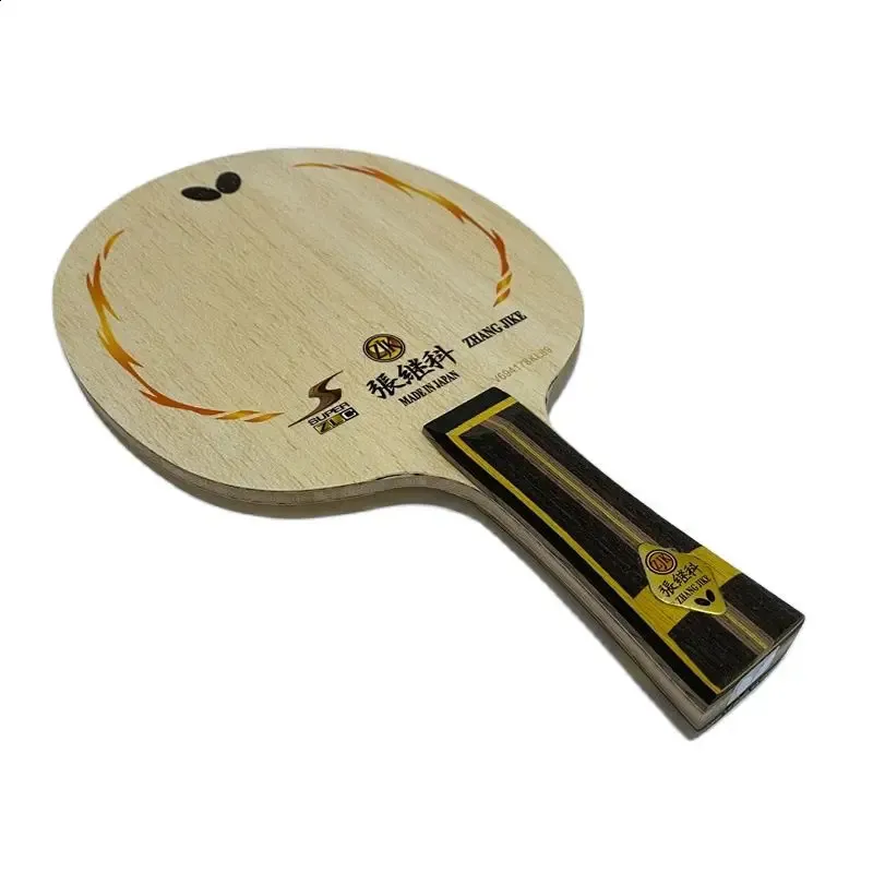 Raquettes de tennis de table lame professionnelle offensive évasée longue poignée SZLC fibre de carbone batte de ping-pong 231214
