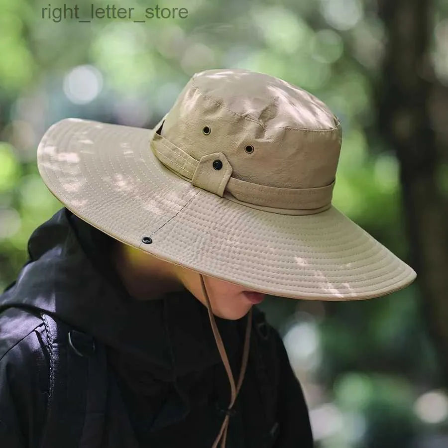 Wide Brim Hats Bucket Hats Summer Waterproof Panama Hat For Women