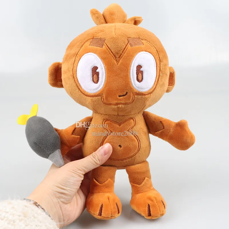 Kawaii Dart singe en peluche câlin peluche Pop jeu jouet doux Bloons Td peluche singe câlin poupée pour enfants cadeaux