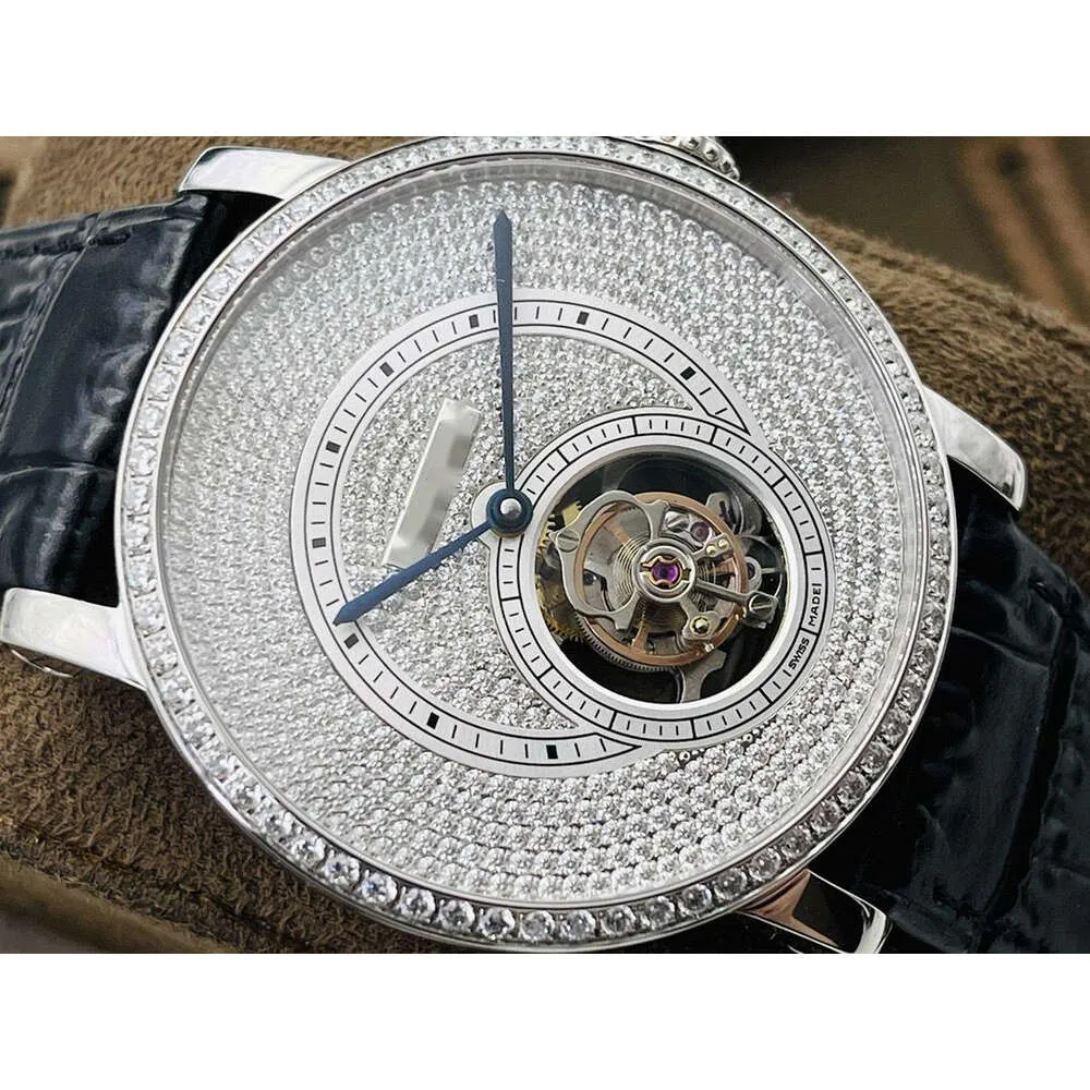 Designer Watches Sale Gypsophila Limited Men's Watch Tourbillon hela automatisk mekanisk rörelse 40mm storlek Sapphire Glass Original Box and Paper NES9