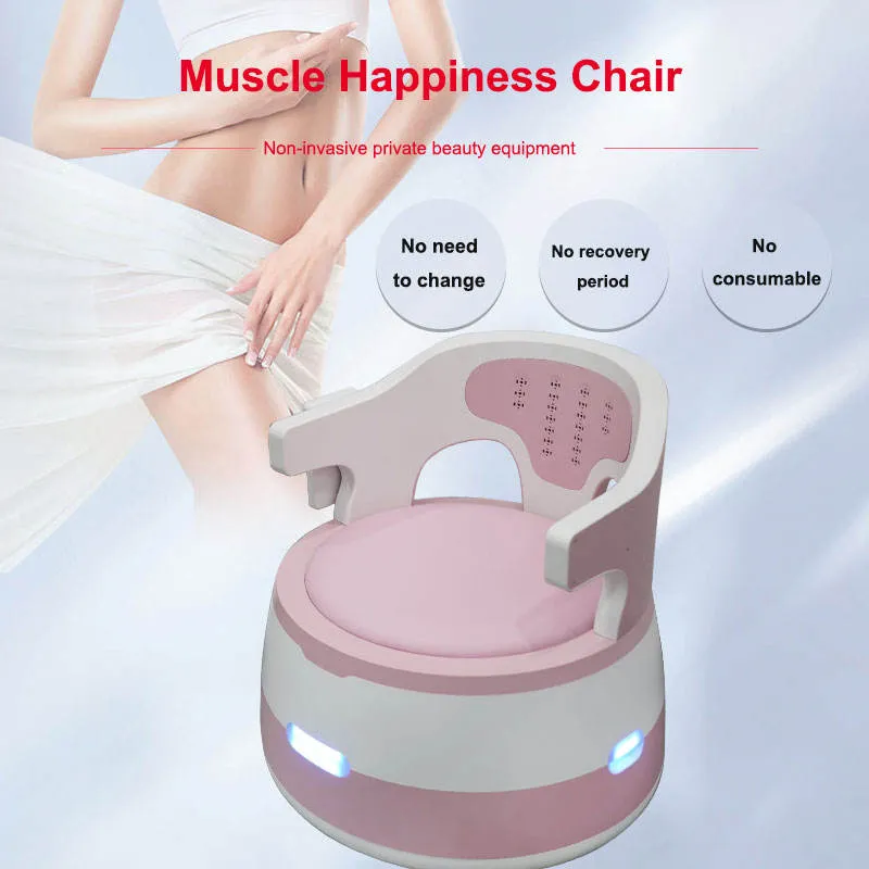 HI-EMT Chaise d'exercice Kegel électromagnétique pulsée haute intensité pour entraînement du plancher pelvien Happy Chair pour la récupération postnatale