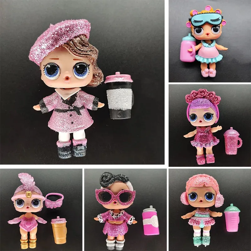 Other Toys Original LOL Doll Accessories 8cm Dress Up Girl Play House Toy Birthday Gift 231215