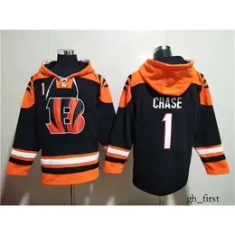 Bengals Hoodie ''bengals''men Tee Higgins Joe Burrow Joe Mixon Ja''marr Chase Orange Black Ageless Must-have Lace-up Pullover 514