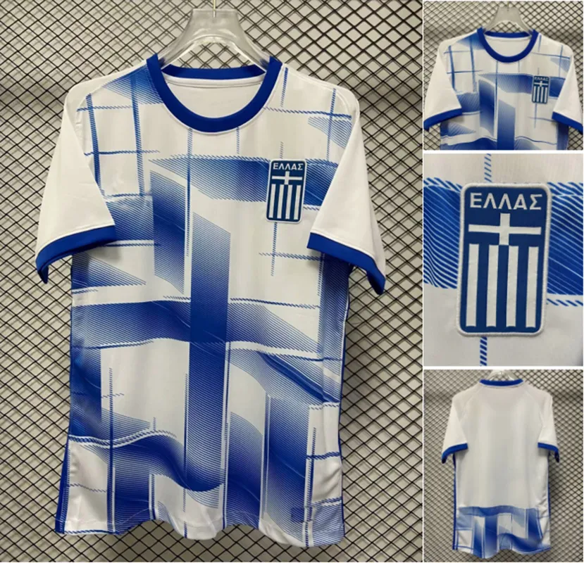 23/24 Camisetas de fútbol de Grecia 2023 BAKASETAS MASOURAS PAVLIDIS Camisetas de fútbol de Grecia Equipo nacional FORTOUNIS GIAKOUMAKIS MAVROPANOS TSIMIKAS maillots de camiseta