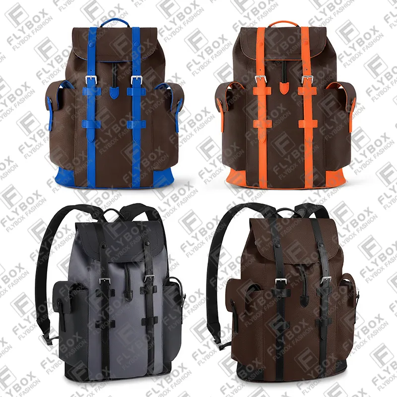 M45419 M43735 N41379 Christopher PM Propack Schoolbag Packssack Rucksack Men Fashion Designer Top Quality Purse Pouch Deliver