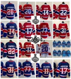 c2604 2023 Cole Caufield 20 Juraj Slafkovsky Hockey Jerseys 31 Carey Price 11 Brendan Gallagher 14 Nick Suzuki 17 Josh Anderson 77 Kirby Dach  Cup Final Reverse