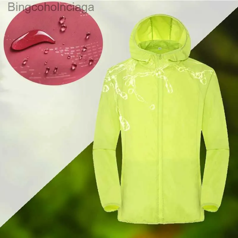 Others Apparel C2 Rain coat Camping Rain Clothes Dry Suit Pants Waterproof Sun Water Protection Skin Windbreaker with Pocket Jacket Men/WomenL231215
