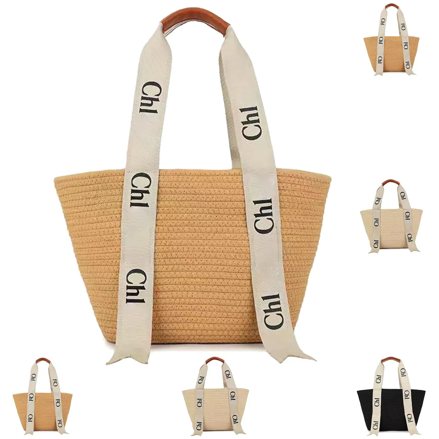 Womens Raffias Straw Counter Bag Mens Woody Tote Handbag Fashion Desump