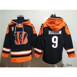 Bengals Hoodie ''bengals''men Tee Higgins Joe Burrow Joe Mixon Ja''marr Chase Orange Black Ageless Must-have Lace-up Pullover 104