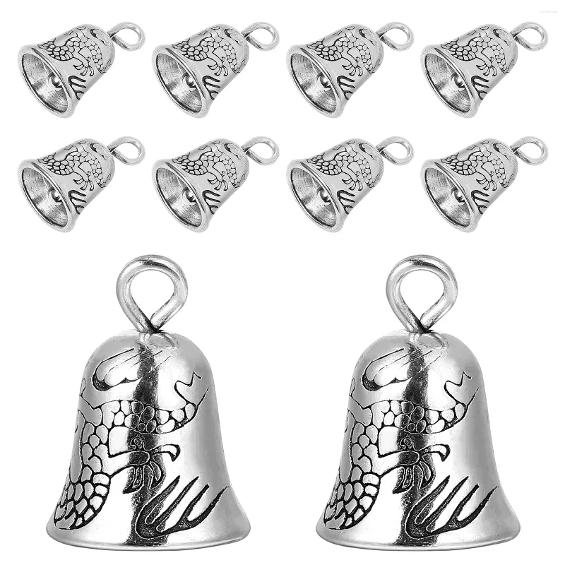 Party Supplies 20 Pcs Christmas Decor Mini Bells Jewelry Making Tibetan Silver DIY Crafts Charms For Bracelet Bracelets Child