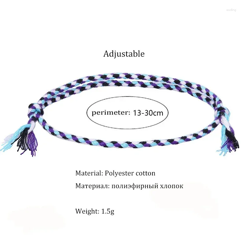 Charm Bracelets Thin String Bracelet For Women Men Adjustable