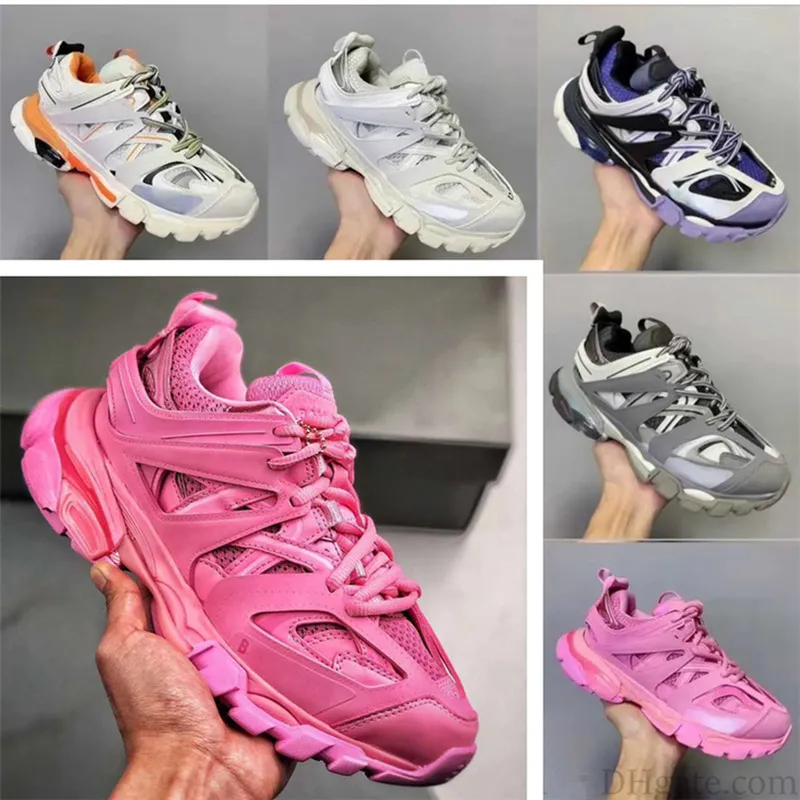 designer sneakers men women shoes platform casual out of office sneaker Skate Sneakers triple black white Pink blue orange women shoes leather mens men sneakers35-45