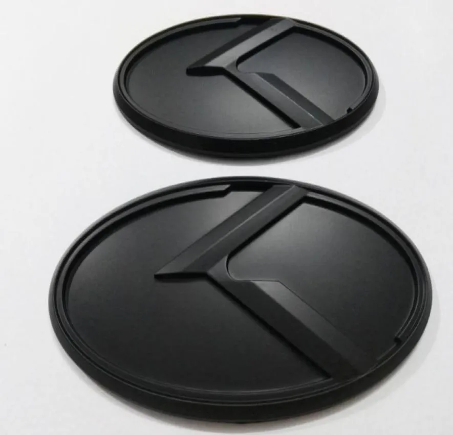 2st Ny 3D Black K Logo Badge Emblem Sticker Fit Kia Optima K5 20112018Car Emblem8276947