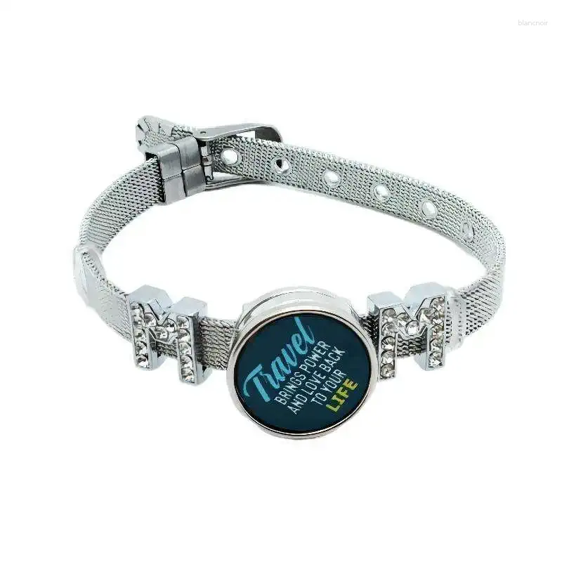 Charm Bracelets MOM Shape Sublimation Bracelet Blank With