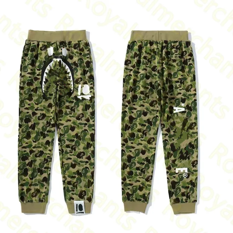 Mens Designer Casual Men joggers mode camo haj muntryck utomhus tröjor kvinnor designer hip hop byxor asiatisk storlek m-3xl mäns casual pantsyjig