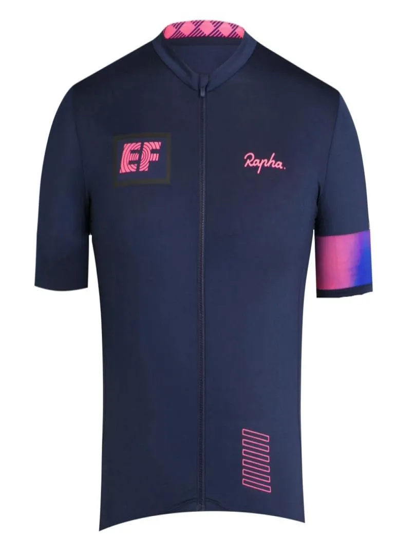 Pro Team EF Education First Maillot de cyclisme Hommes 2021 Été séchage rapide Chemise de vélo de montagne Uniforme de sport Hauts de vélo de route Racing 8649728