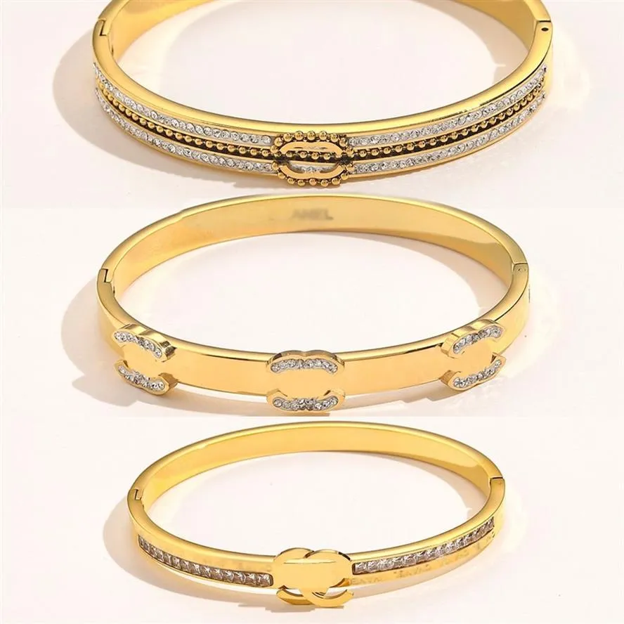 Cała klasyczna bransoletki Kobiety Bankle Biezurz luksusowa bransoletka kryształ 18 -karatowy złoto splatyzowany ślub ślub