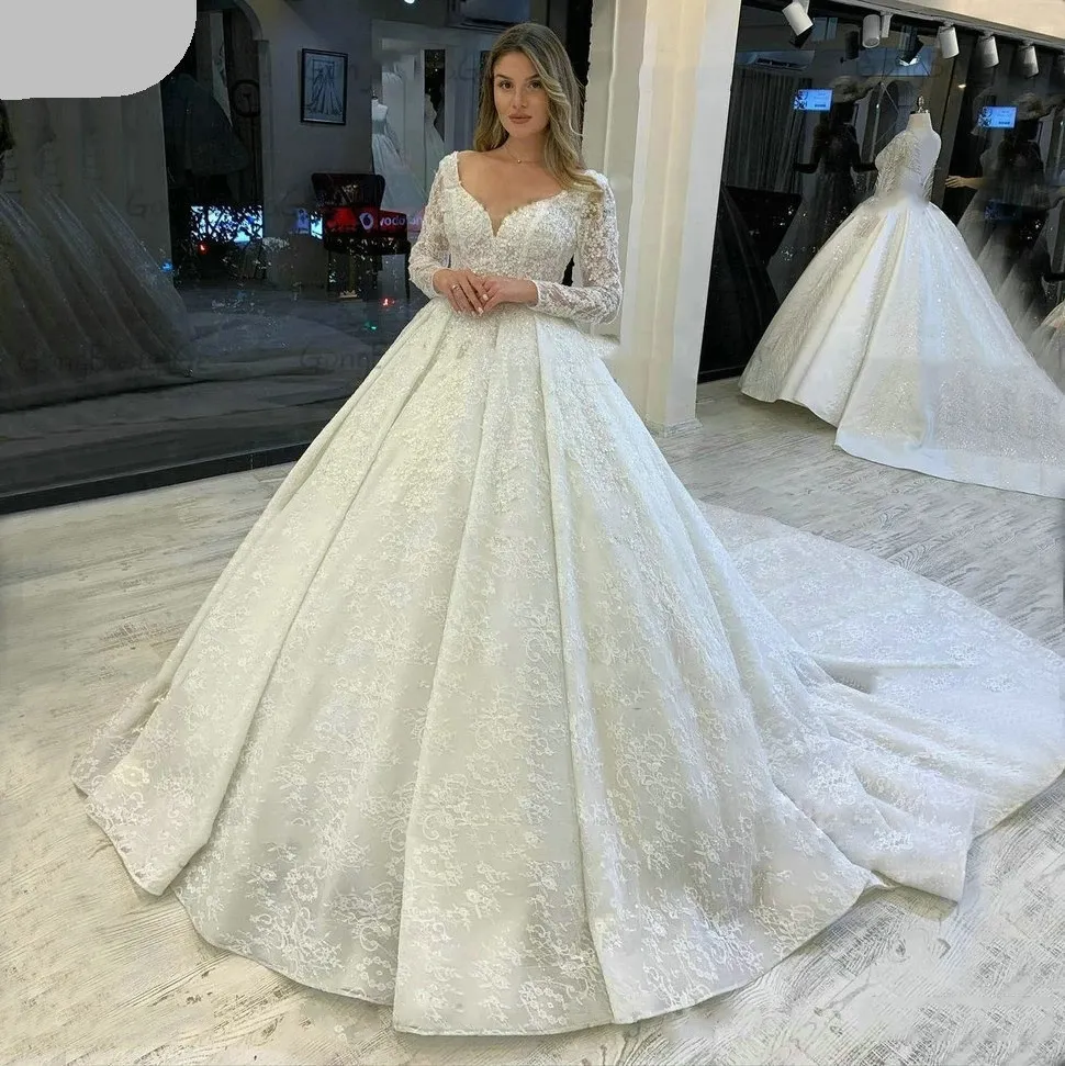 strapless open back dress Elegant Floral Lace Corset Square Neckline Turkish Wedding Dress 38