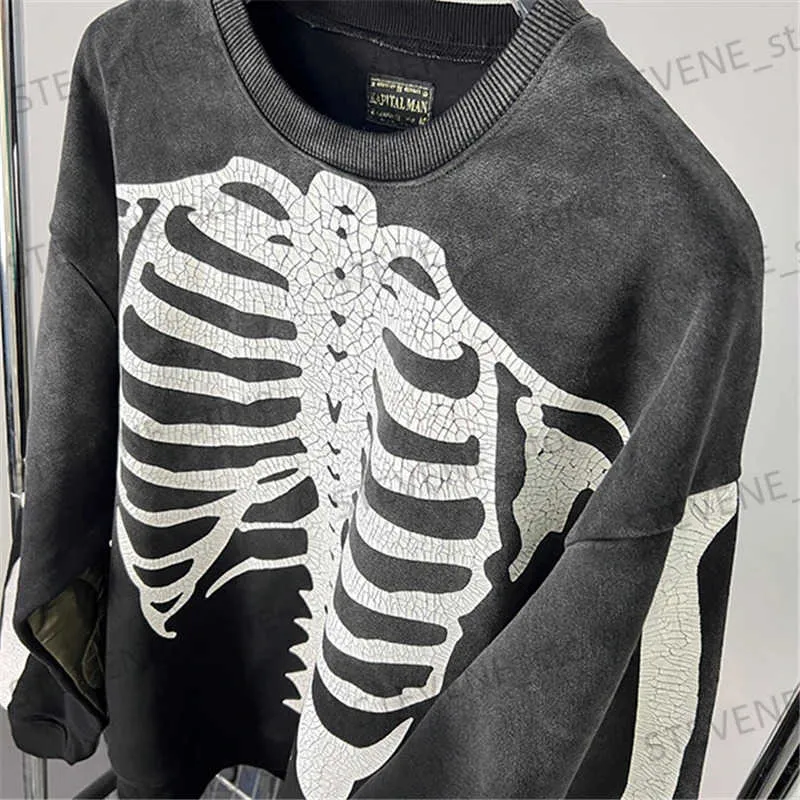 Mens hot sale skeleton sweatshirt