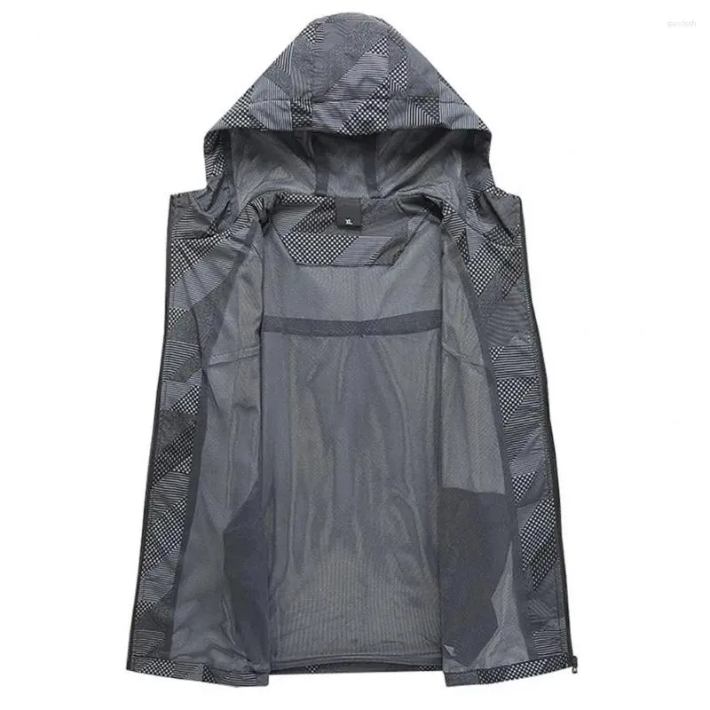 Men's Jackets Men Windproof Outerwear Hooded Work Style Jacket Cycling For Spring Autumn Motocross Mtb