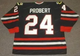 Cheap Custom Retro Bob 24 Probert Hockey Jerseys Men's Stitched Any Size 2XS-5XL Name Or Number Jersey Top Quality